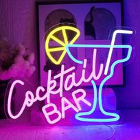 Kokteilių Baras Neon ženklas LED kokteilių Neon ženklai Rožinė Mėlyna Neon ženklas Pub Pradžia Alaus klubas Žmogus urvas Restoranas Parduotuvė Ženklas Kokteiliai Dekoras