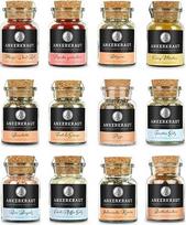 Kopūstų prieskonių rinkinys su 12 prieskonių: Prieskonių rinkinys: "Best of Ankerkraut 4", gardūs ingredientai įvairiems skoniams virtuvėje ir ant grotelių, greitai paruošite mėsą ir daržoves.