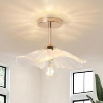 LED lubų šviestuvas Svetainė, E27 lubų šviestuvas Miegamasis, gėlės formos retro lubų šviestuvai, namų apdaila Miegamojo lubų šviestuvas, lubų šviestuvas Stiklas prieškambario virtuvei