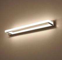 LED veidrodinė šviesa Vonios kambarys 42 cm modernus vonios kambario šviestuvas su IP44, chromo apdaila, 9 W 4000 K, skirtas veidrodžiui ir sienai