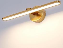 LED veidrodžio šviesa Vonios sieninis šviestuvas Vonios sieninis šviestuvas Vonios sieninis šviestuvas Vonios sieninis šviestuvas 40 cm 12 W Modern Picture Light 3000 K veidrodžio apšvietimas Žalvario veidrodiniai šviestuvai rūsiui Virtuvės vonios spintel