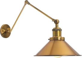 LED vidaus sieninis šviestuvas su reguliuojama pasukama ranka, derliaus pramoninis sieninis šviestuvas, metalinis naktinio stalo sieninis šviestuvas, skirtas skaityti šviestuvą gyvenamajame kambaryje, miegamajame, koridoriuje, sienų apšvietimas, aukso spa