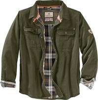 Legendary Whitetails Journeyman Shirt Jacket, flanelės pamušalu dengta striukė, vandeniui atsparus paltas, tvirta rudens apranga
