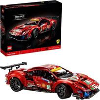 LEGO 42125 Technic Ferrari 488 GTE "AF Corse #51" sportinis automobilis, išskirtinis kolekcinis modelis, suaugusiųjų rinkinys