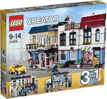 LEGO Creator 31026: Dviračių parduotuvė ir kavinė