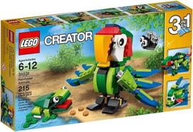 LEGO Creator lietaus miškų gyvūnai