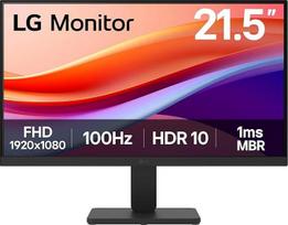 LG monitorius 22U401A-B, 22 colių, "Full HD" 1080p, 100 Hz, 5 ms GTG, VA skydelis, HDR10 išmanusis energijos taupymas, apsauga nuo atspindžių HDMI, D-Sub, matinės juodos spalvos