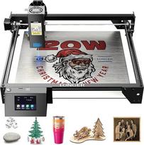 Longer RAY5 20 W lazerinis graviratorius, 130 W CNC lazerinis pjaustytuvas, valdymas neprisijungus prie interneto per programėlę, graviravimo įrankis metalui/stiklui/medienai, graviravimo greitis 24 000 mm/min
