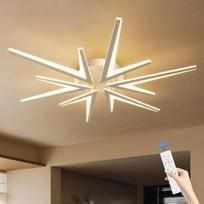 Lubų šviestuvai Gyvenamasis plotas LED reguliuojamas su nuotolinio valdymo pulteliu, 92 cm lubų šviestuvas LED Gyvenamasis kambario šviestuvas Lubos 72 W LED 6800 lm stogo šviestuvas Miegamasis Balta