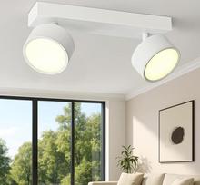 Lubų šviestuvas LED lubų šviestuvas 2 lemputės Prieškambario lubų prožektorius Lubų šviesa balta 12 W šiltos baltos spalvos LED lubų taškinis modernus pasukamas šviestuvas Prožektoriaus sieninis šviestuvas gyvenamajam kambariui Miegamasis Virtuvė