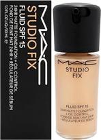 MAC for Women Studio Fix Fluid SPF 15 24Hr Matte Foundation Plus Oil Control - NC25 MAC for Women - 1 oz Foundation