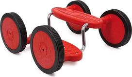 mažas kojinis paspirtukas "Rotini 4912 Pedal Scooter" iš plastiko ir metalo lavina motorinius įgūdžius ir pusiausvyros pojūtį nuo 5 metų