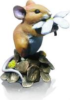 Michael Simpson Rankomis tapyta "Daisy Mouse" šalto liejimo bronza