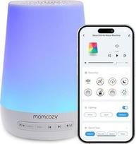 Momcozy DB03 White Noise Machine Baby, Mit 34 Geräuschen Therapy, Nachtlicht, 7 Farben APP-Steuerung Timing, Weiß