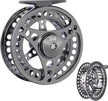 Mucha žūklės ritė, Žvejybos ritė, Mucha žūklės ritė 3/4 5/6 7/8 9/10 2 + 1BB Max Drag 8 kg Lengvas CNC Machined didelis Arbor kairėje / dešinėje Fly + atsarginė ritė