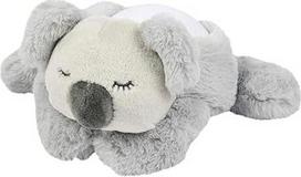 Nattou LED naktinė šviesa Koala Bear Starry Sky Projektorius 3 LED spalvos 5 garsai ir dainos Pliušinis poliesteris 26 cm pilka