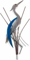 Naujas modernus metalinis sieninis paveikslas - santrauka arba paukštis, Heron Head Up
