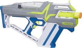Nerf Hyper Motorized Blaster Mach-100 80 Nerf Hyper-Foam Balls Glasses Greitis 33m/s Lengvas papildymas Talpa 100 kamuoliukų L