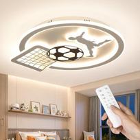 OTREN lubų šviestuvas LED Dimmable 35 cm, lubų šviestuvas Vaikų kambario šviestuvas Lubų futbolo kamuolys su nuotolinio valdymo pulteliu 3000 K - 6500 K, skirtas svetainei, kūdikių kambariui, miegamajam
