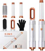 Plaukų modeliavimo priemonių rinkinys 5 in 1 Hairstyler 5 in 1 mit Rundbürstenföhn, Warmluftbürste, Föhnbürste, Haartrockner, Air Curler, Glättbürste, Hairstyler Airstyler Haarstyling Geräte für Alle Haartypen