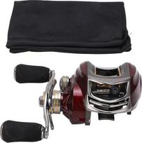 Professionelle Baitcasting-Rolle, Metall-Doppelbremssystem, Angelrolle mit 17+1 Lagerbremse für Süßwasser-Salzwasser-Angelrad