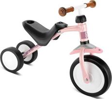 PUKY Pukymoto Saugus ir stilingas balansinis dviratukas, važiuoklė, vairuojamoji transporto priemonė, vairo smūgio ribotuvas, skirtas vaikams nuo 1,5 metų, Retro Rose