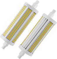 R7S 118 mm LED lemputės 30 W, dvipusės J tipo prožektorių lemputės (200 W halogeninio strypo T3 ekvivalentas), 3000 lm, reguliuojamo ryškumo, sieninės saugos grindų lemputės, 2 vnt. (6000 K Cool White)