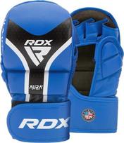 RDX graplingo pirštinės MMA Shooter T17 - Maya Hide Leather Kalix Skin, IMF Foam, Eva-Lution paminkštinimas, paminkštintas nykštys, Quick-EZ dirželis, kvėpuojantis pamušalas - Sparingo ir treniruočių pirštinės
