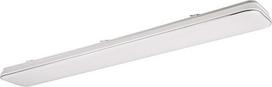 Reality Leuchten Blanca R64144401 LED lubų šviestuvas plastikinis matinės baltos / chromo spalvos su 46 W LED jungikliu ir reguliatoriumi