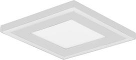 Reality Leuchten Carus R67212031 LED lubų šviestuvas matinis plastikinis baltas su 10 + 7 W LED