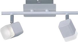 Reality Leuchten Roubaix R82152131 LED lubų šviestuvas metalinis matinis baltas akrilinis baltas 2 x 4 W