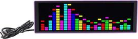 RGB spektro ekranas LED RGB nepertraukiamas garso namų stereo analizatorius Grafika Vizualizeris Muzika Ritmas VFD ekranas Šviesos matuoklis Analizatoriai Juosta BDS Laikrodis Skaitmeninis DJ