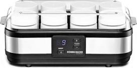 ROMMELSBACHER jogurto gaminimo aparatas JG 40 - iki 1200 g jogurto, LCD ekranas, 18 valandų laikmatis, automatinis išsijungimas, elektroninė temperatūros kontrolė, 8 150 ml indeliai, 40 W