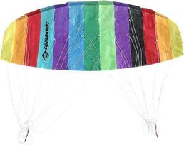 Schildkröt Dual Line Sport Kite 1.6, dviejų linijų valdymo kilimėlis, nuo 12 metų, 45 x 160 cm, su poliesterio skraidančia virvele (45kp), 2 x 25 m ant vyniotuvo su kilpomis, 3-6 Beaufort 970460