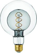 SD LUX Dimmable LED lemputė Vintage Globe Light Dekoratyvinė lemputė G125 E27 6 W 400 LM (60 W ekvivalentas) ES 2700 K šiltai balta 1 vnt. (Dūmas)