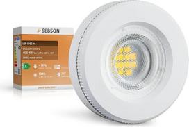 SEBSON GX53 LED lemputė 2,5 W 450 lm šiltai balta 3000 K A energinio efektyvumo klasė pakeičia 40 W halogeninę plokščią LED lemputę Skersmuo 73 x 27 mm 230 V 10 v komplektas