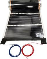 Šildymo plėvelės rinkiniai 220 W/m² 50 cm pločio infraraudonųjų spindulių šildymas, kaip elektrinė grindų šildymo sistema, kurią lengva įrengti (50 cm x 6 m)