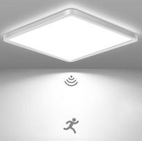 slochi LED lubų šviestuvas su judesio jutikliu Vidinis radaras 24 W 6500 K Šviestuvas su judesio jutikliu Skersmuo 29 cm Jutiklis plokščias lubų šviestuvas prieškambario sienai Laiptai Virtuvė Balkonas Sandėliavimo patalpa