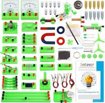 Sntieecr Mint Fizika Elektros grandinės mokymosi rinkinys, Mokslo laboratorija Pagrindinė elektra Magnetizmas Eksperimentas Švietimo rinkiniai jaunesniųjų vyresniųjų vidurinių mokyklų studentams Elektromagnetizmas Tyrimas