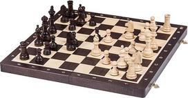 Square - Pro Chess No. 4 Wenge - Medinis šachmatų žaidimas - Šachmatų lenta ir Staunton 4