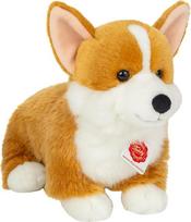 Teddy Hermann 91990 Corgi 30 cm, specialus leidimas "Favourite Dogs", pliušinis žaislas su idealiu perdirbtu turiniu (užpildo medžiaga)
