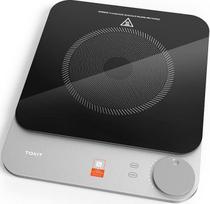 TOKIT indukcinė kaitlentė 2100 W, 16 mm itin plona indukcinė kaitlentė, 9 kaitinimo nustatymai, indukcinė kaitlentė, NFC internetinis receptas, indukcinė kaitlentė su mygtuku, skirta virtuvei, bendrabučiui, stovyklavietei (pilka)