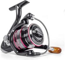 Tragbare professionelle Angelrolle für das Meer Angelrolle, Ganzmetallspule, Spinnrolle, 8 kg maximale Bremskraft, Griff aus Edelstahl, Schnurspule, Zubehör for Salzwasserangeln