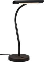 Trio Leuchten Curtis 579790132 LED stalinis šviestuvas Metalinis matinis juodas su 4 W LED šviesos diodų reguliatoriumi Lankstus petys