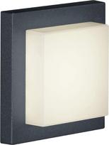 Trio Leuchten Hondo 228960142 LED lauko sieninis šviestuvas iš lieto aliuminio, antracito spalvos, PVC atspalvio, baltas