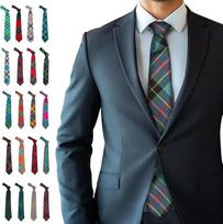 Vyrai 100% vilnos Tartan Tartan kaklaraiščiai pagaminti Škotijoje 8cm pločio daugiaspalvis oficialus kaklaraištis vyrams Dovana tėvo dienai Vestuvių Kalėdos