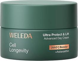 WELEDA Cell Longevity Ultra Protect & Lift Advanced Day Cream - dieninis kremas su [NAD+ ] stiprintuvu ir astaksantinu stangrina odą ir apsaugo nuo senėjimo (natūrali kosmetika, veganiškas, 50 ml)