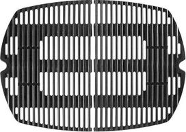 WELL GRILL ketaus kepimo grotelės 7646 "Weber Q300 Q320 Q3000 Q3200" serijos dujinių grilių atsarginės dalys, 45 cm ilgio ketaus grotelės, skirtos "Weber" 7584 586002 57060001, 2 vnt.