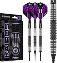 WINMAU Kairos Series 90% Professional Volframo - minkšto antgalio - strėlių rinkinys su strėlių skrituliukais ir strėlių koteliais - yra 18 g svorio ir dviejų stilių