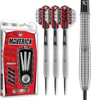 WINMAU Maverick 21-25 g profesionalus volframo strėlių rinkinys su skrituliukais ir koteliais